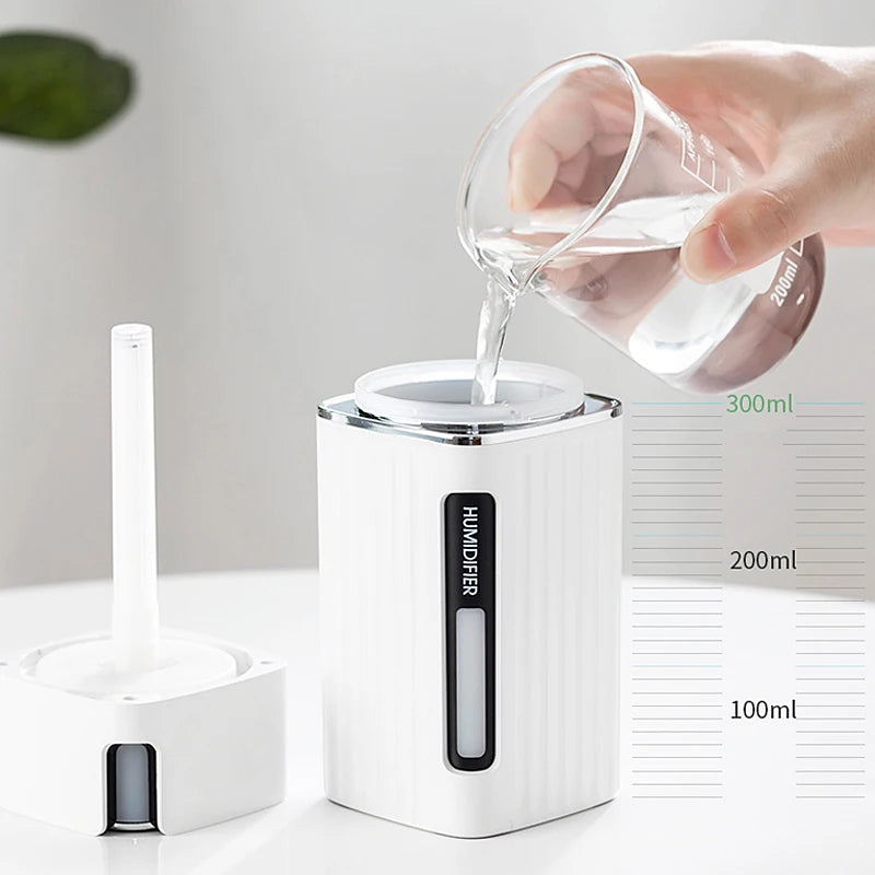 Air Humidifier Ultrasonic Smart Cool Mist Aroma Diffuser HumidifiersWith Color LED Light Mist Maker Fogger For Office Car Home