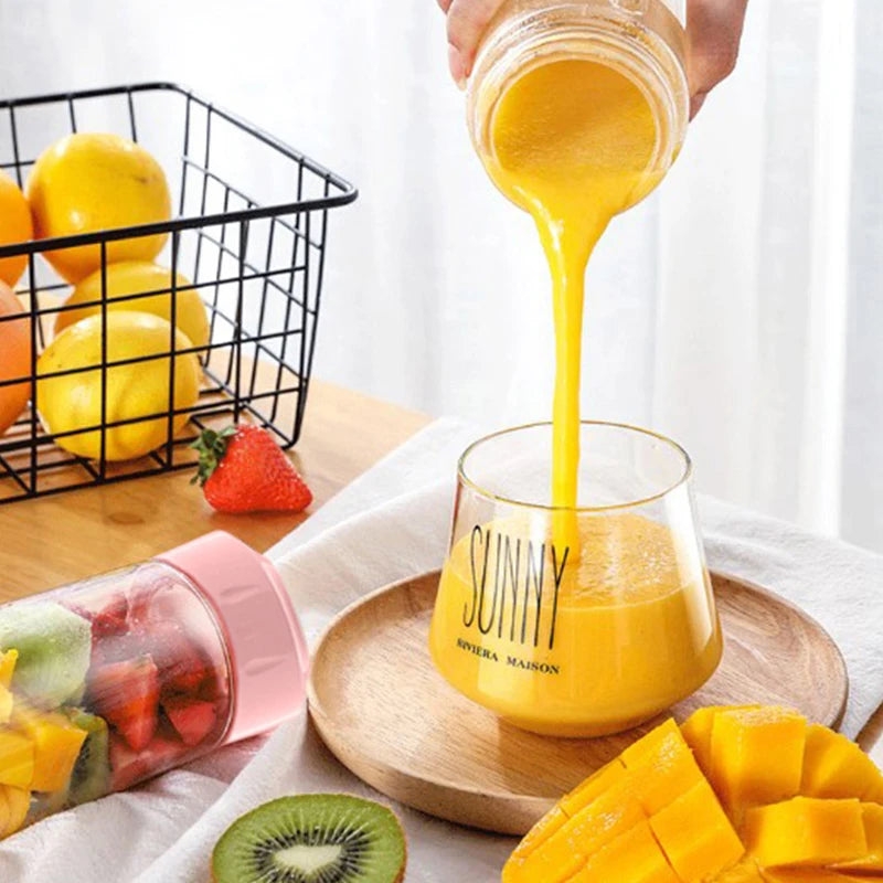 Electric Blender Mitsubishi Suitable Portable Multifunctional Juicer, Small Household Juicer Cup, Mini Electric Juice Maker