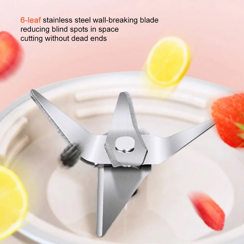 Electric Blender Mitsubishi Suitable Portable Multifunctional Juicer, Small Household Juicer Cup, Mini Electric Juice Maker