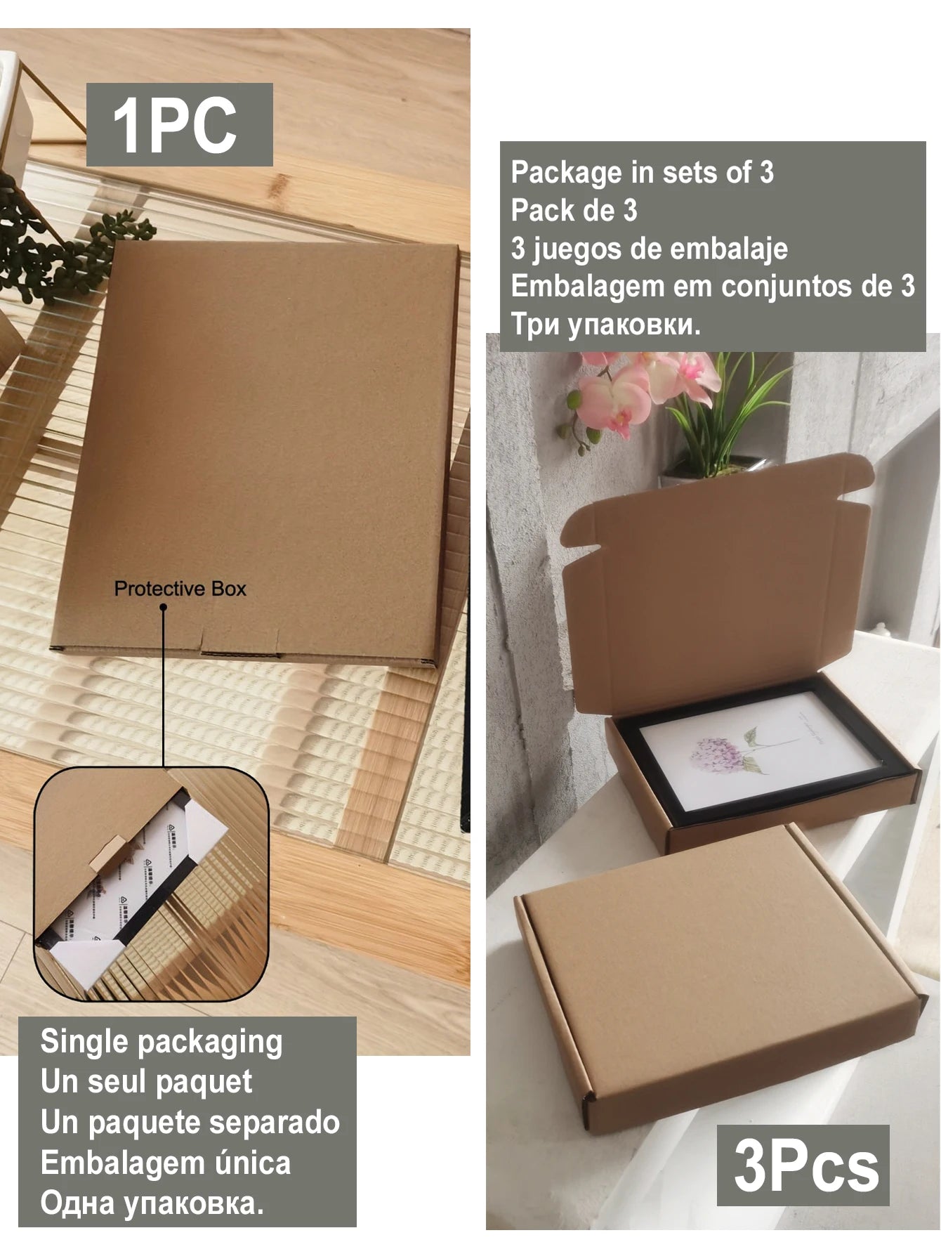 1Pc/3Pcs Wall Gallery Photo Frames15X20 20X25 A4 Pictures Frame for Table Top or Wall Mounting Frames Photo Commemorative Gift