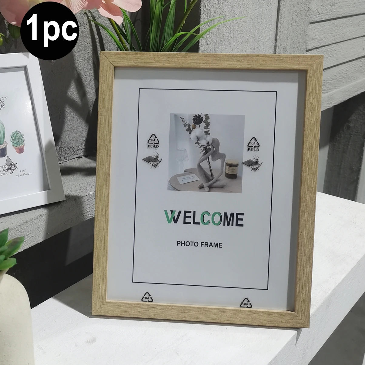 1Pc/3Pcs Wall Gallery Photo Frames15X20 20X25 A4 Pictures Frame for Table Top or Wall Mounting Frames Photo Commemorative Gift