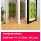 Wooden Photo Frame For Wall Hanging 10X15 15X20 20X25cm A4 Wood Picture Frame Stand For Pictures Photo Decor Commemorative Gift