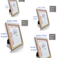 1Pc/3Pcs Wall Gallery Photo Frames15X20 20X25 A4 Pictures Frame for Table Top or Wall Mounting Frames Photo Commemorative Gift