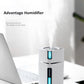 Air Humidifier Ultrasonic Smart Cool Mist Aroma Diffuser HumidifiersWith Color LED Light Mist Maker Fogger For Office Car Home